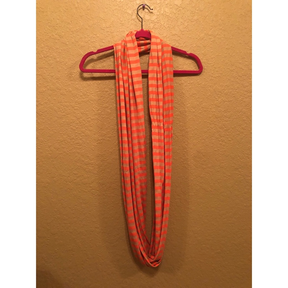 Pink/Tan Infinity Scarf